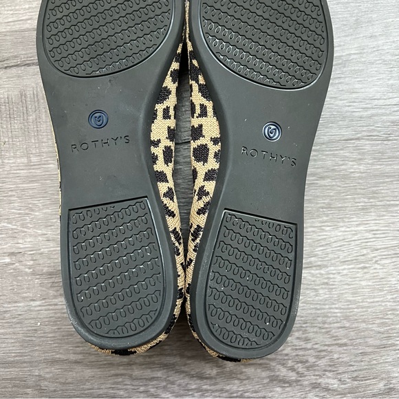 ROTHY’S The Point flats leopard print size 6 - Picture 6 of 9